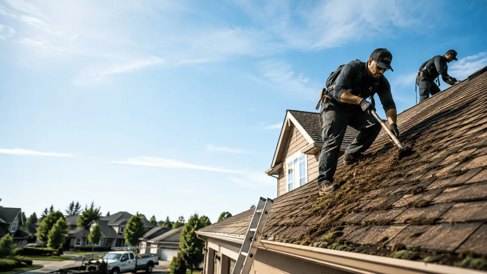 Roof Moss Removal in Exeland, WI near me